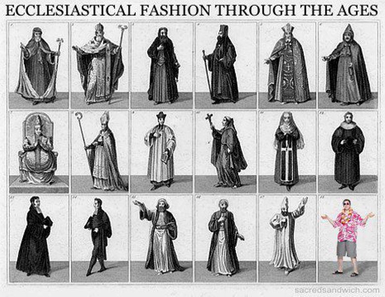 Ecclesiastical Fashion Through the Ages (another pic from ...